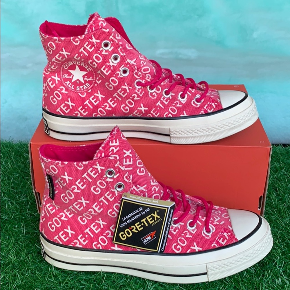 CONVERSE CHUCK 70 HI PINK POP/EGRET/BROWN Men’s - Picture 2 of 16